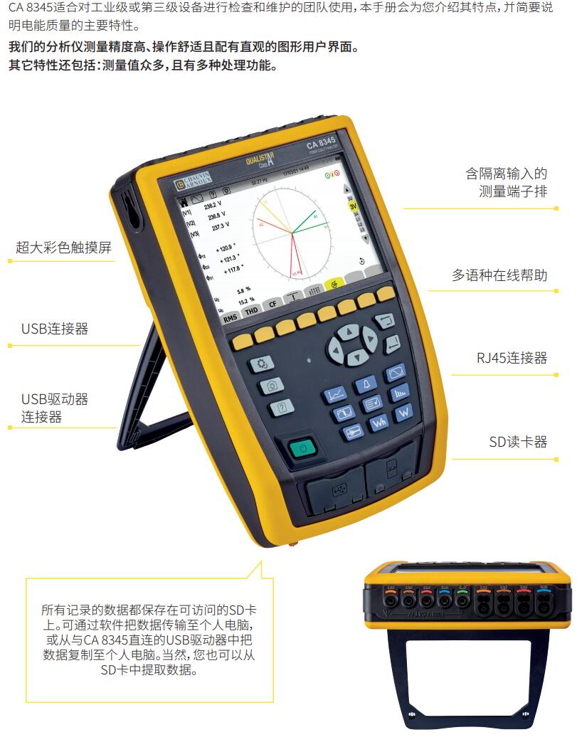 “A級”電能質(zhì)量分析儀CA8345